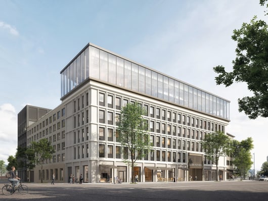 Visualisierung: Ankner Buchholz Architekten, Quelle: Ulmer Posthöfe GmbH