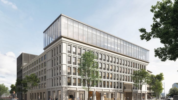 Visualisierung: Ankner Buchholz Architekten, Quelle: Ulmer Posthöfe GmbH