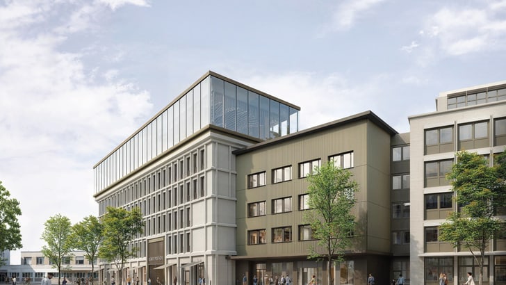 Visualisierung: Ankner Buchholz Architekten, Quelle: Ulmer Posthöfe GmbH