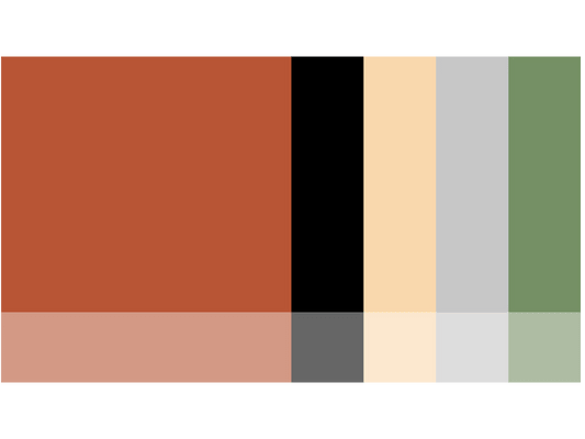 Abstrakte Komposition mit farbigen Rechtecken auf schwarz.