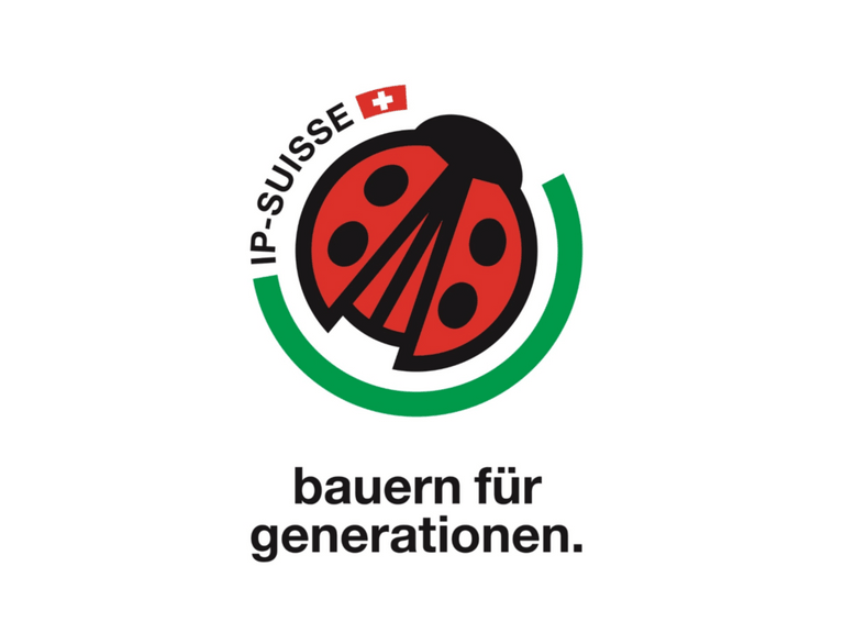 Logo mit Marienkäfer und Text 'bauern für generationen.'