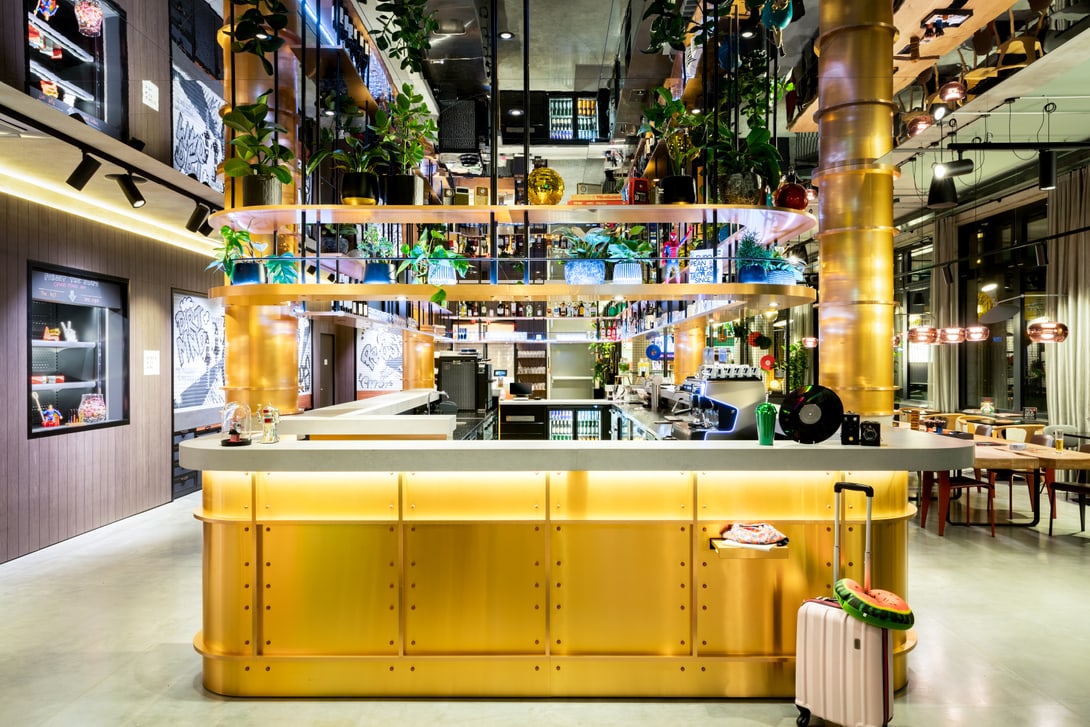 Innenansicht des Moxy Dortmund City